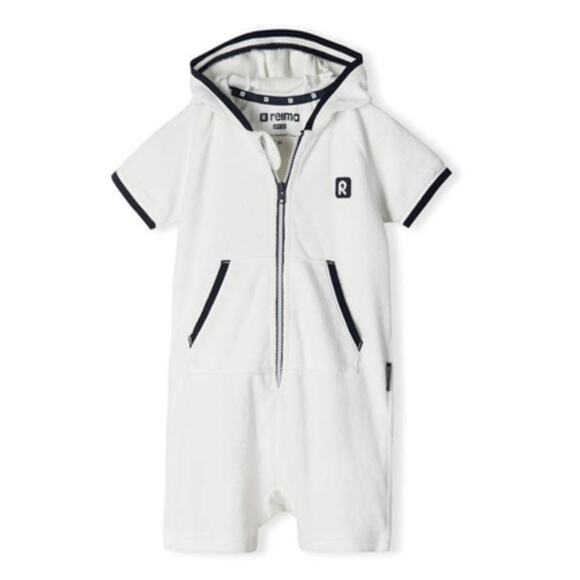 reima white USPF 50 terrycloth onesie - Picture 1 of 4